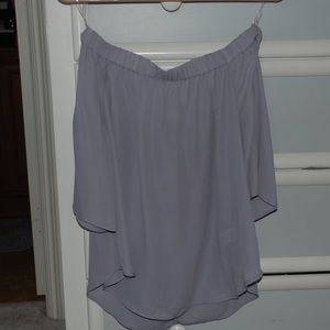 Lavender off the shoulder top!